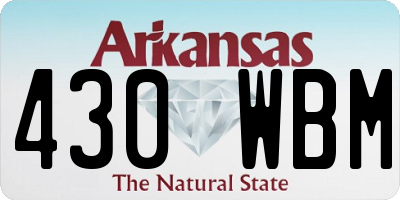 AR license plate 430WBM
