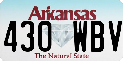 AR license plate 430WBV