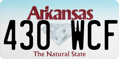 AR license plate 430WCF