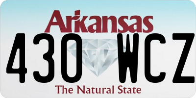 AR license plate 430WCZ