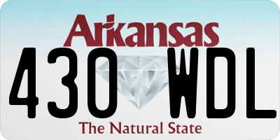 AR license plate 430WDL