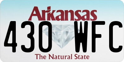 AR license plate 430WFC