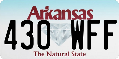AR license plate 430WFF