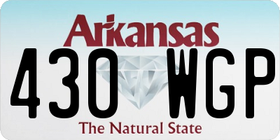AR license plate 430WGP