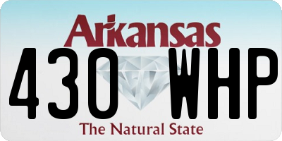 AR license plate 430WHP