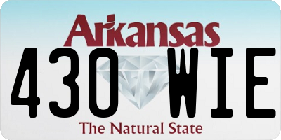 AR license plate 430WIE