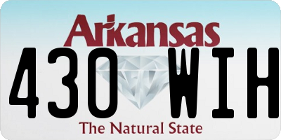 AR license plate 430WIH
