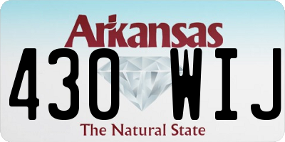 AR license plate 430WIJ