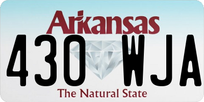AR license plate 430WJA