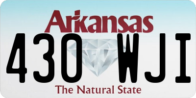AR license plate 430WJI