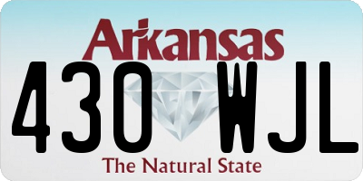 AR license plate 430WJL