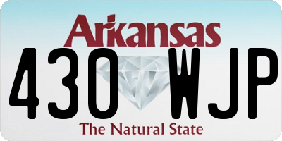 AR license plate 430WJP