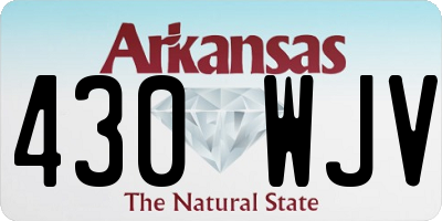 AR license plate 430WJV