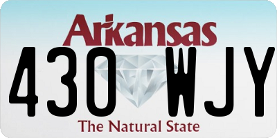AR license plate 430WJY