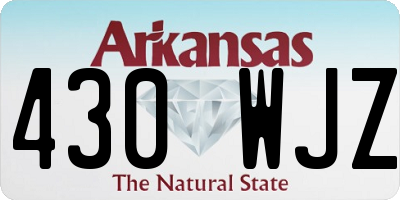 AR license plate 430WJZ