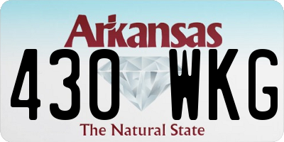 AR license plate 430WKG