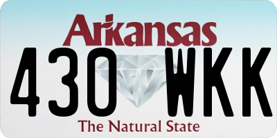 AR license plate 430WKK