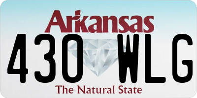 AR license plate 430WLG