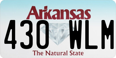 AR license plate 430WLM