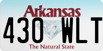 AR license plate 430WLT