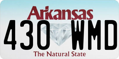 AR license plate 430WMD