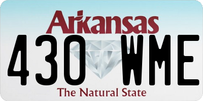 AR license plate 430WME
