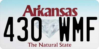 AR license plate 430WMF