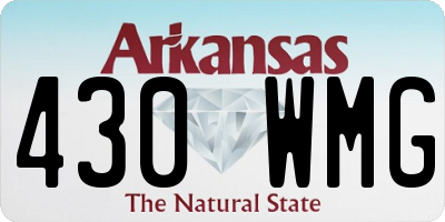 AR license plate 430WMG
