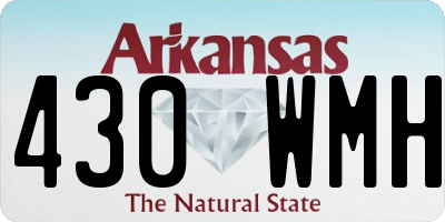 AR license plate 430WMH