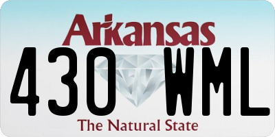 AR license plate 430WML