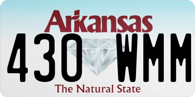 AR license plate 430WMM
