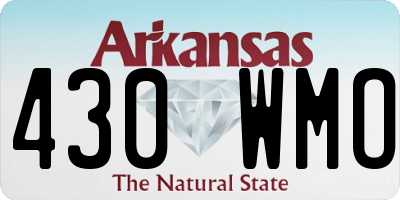 AR license plate 430WMO