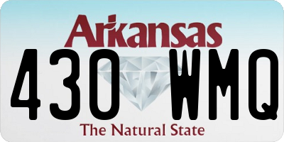 AR license plate 430WMQ