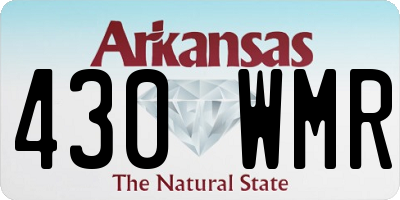 AR license plate 430WMR