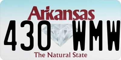 AR license plate 430WMW