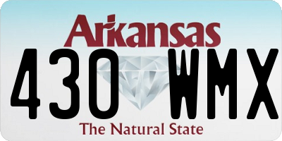 AR license plate 430WMX