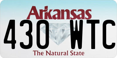 AR license plate 430WTC