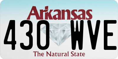 AR license plate 430WVE