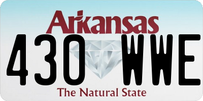 AR license plate 430WWE