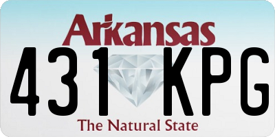 AR license plate 431KPG