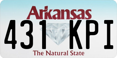 AR license plate 431KPI