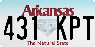 AR license plate 431KPT