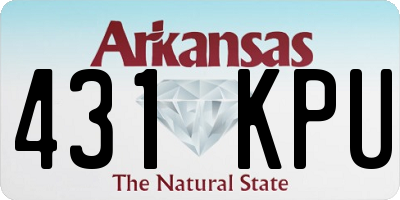 AR license plate 431KPU