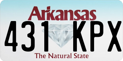 AR license plate 431KPX
