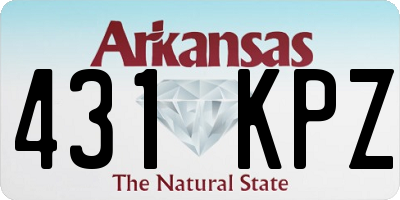 AR license plate 431KPZ