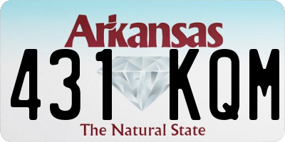 AR license plate 431KQM