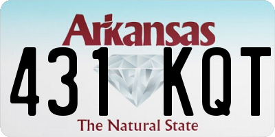 AR license plate 431KQT