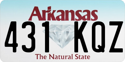 AR license plate 431KQZ