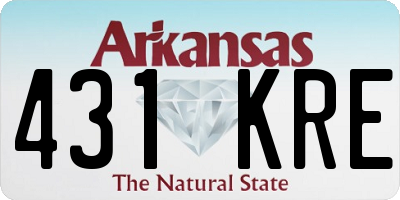 AR license plate 431KRE