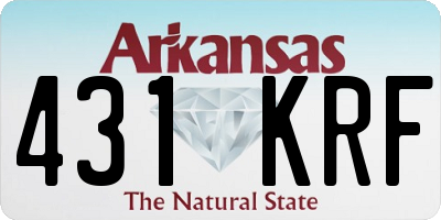 AR license plate 431KRF